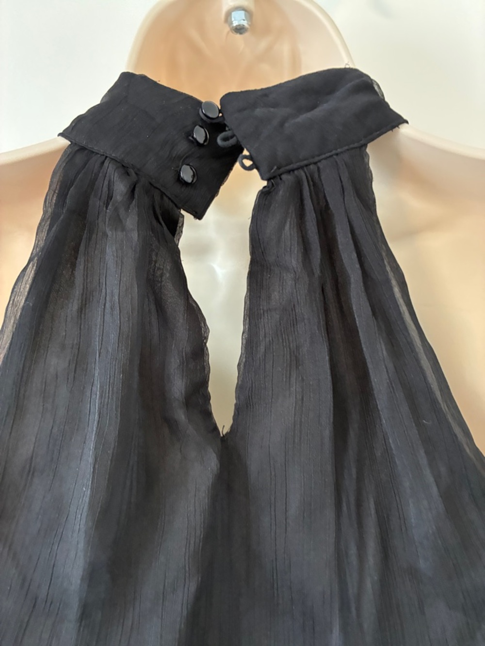 Better Be Black Ruffle Halter Dress - Picture 11 of 15